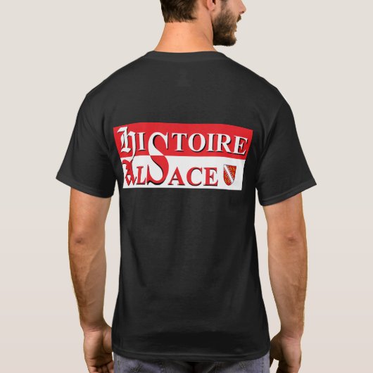 T-shirt M. Histoire Alsace - Elsàss Gschicht (Achterkant)
