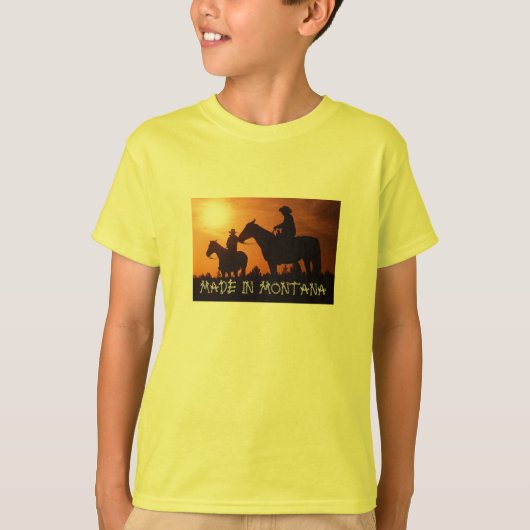 T-shirt MADE IN MONTANA (Voorkant)