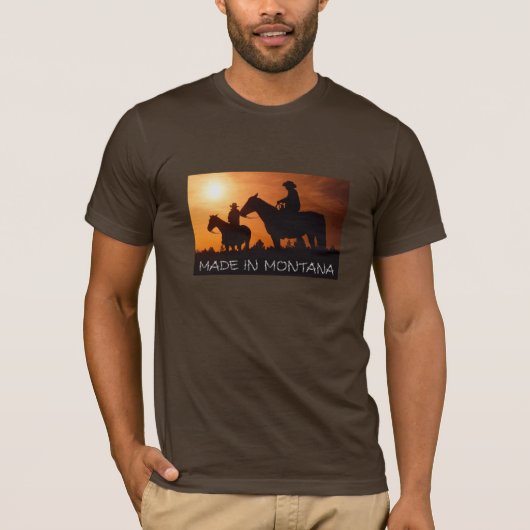T-shirt MADE IN MONTANA (Voorkant)