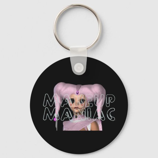 T-SHIRT Makeup Maniac Sleutelhanger (Voorkant)