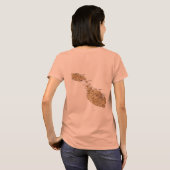 T-Shirt Malta Vlag + Landkaart (Achterkant volledig)