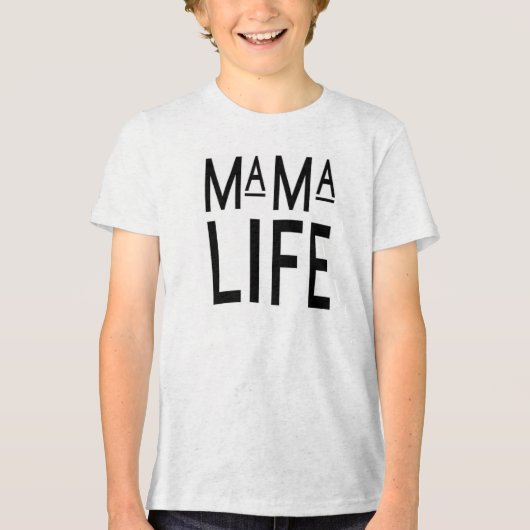 t-shirt "Mama Life" (Voorkant)