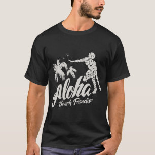 T-shirt man. Aloha. Ik heb 'n paradijs. Hawaï