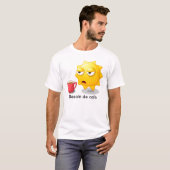 T-shirt man die koffie nodig heeft (Voorkant volledig)
