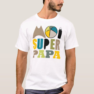 T-Shirt Man - Logo Moi Super Papa Nature