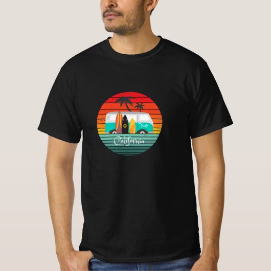 T-shirt man met vleugje California Kook (Voorkant)