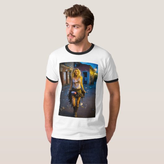 T shirt man Shakira kleding (Voorkant volledig)