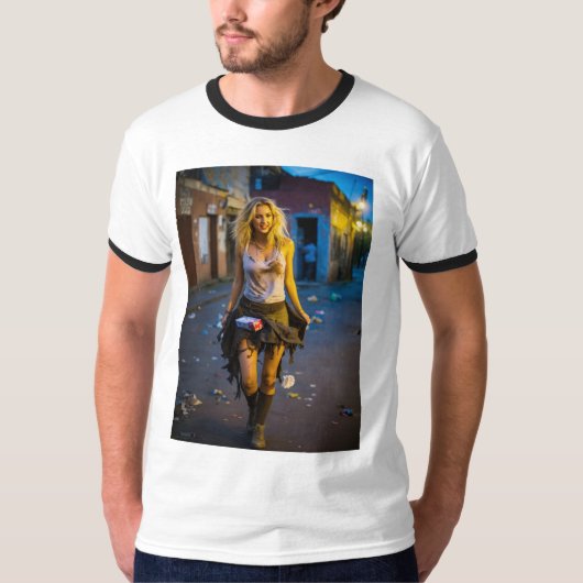 T shirt man Shakira kleding (Voorkant)