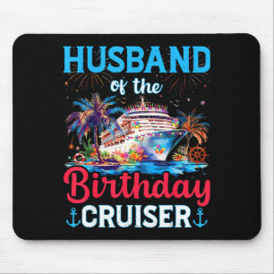 T-shirt man verjaardag cruiser cruise verjaardag muismat