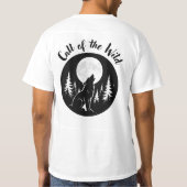 T-shirt Maneschijn Gehuil (Achterkant)