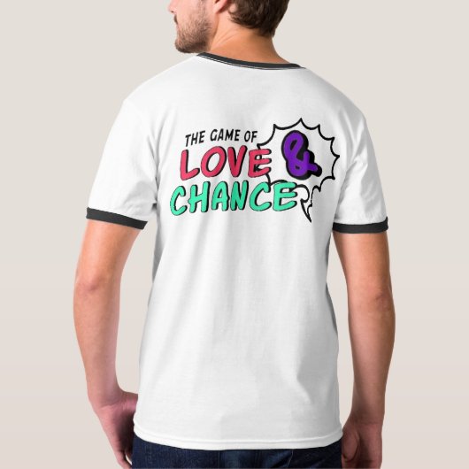 T-shirt mannen (Achterkant volledig)