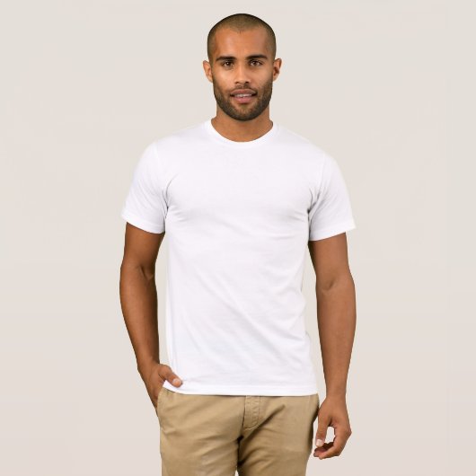 T-shirt mannen (Voorkant volledig)