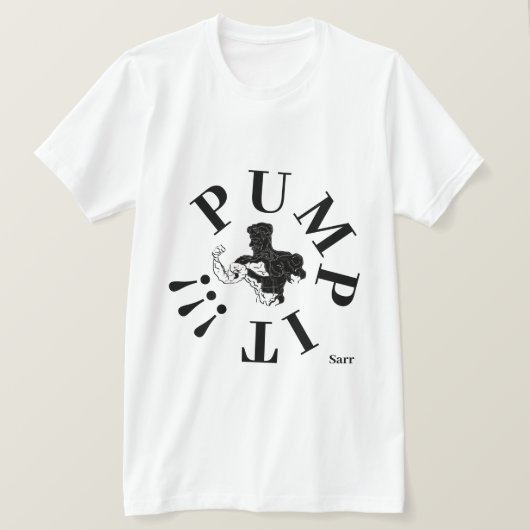 T-Shirt-Mannen: BodyBuilder T-shirt (Design voorkant)