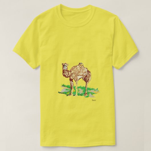 T-shirt Mannen : Camel (Design voorkant)