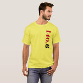 T-shirt Mannen contrastvorm (Voorkant volledig)