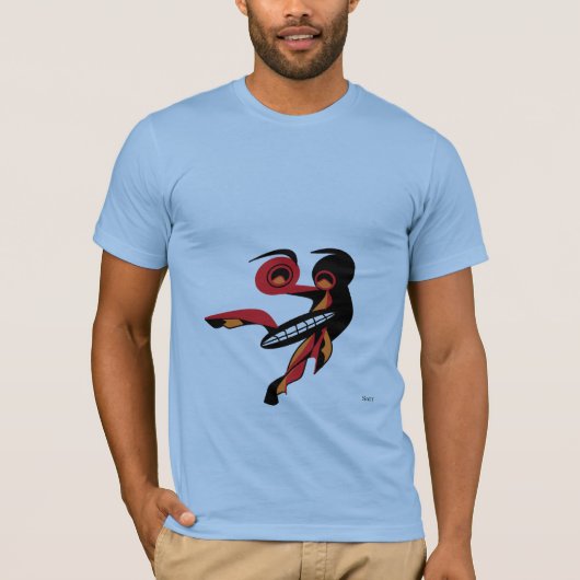 T-Shirt Mannen: Dag van de krab (Voorkant)