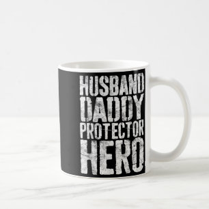 T-shirt Mannen Echtgenoot Papa Beschermer Held Vad Koffiemok