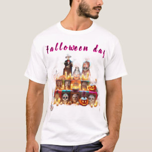 T-shirt mannen halloween feest