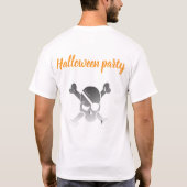 T-shirt mannen halloween feest (Achterkant)