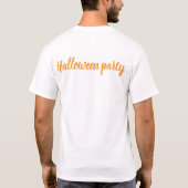 T-shirt mannen halloweenfeest 2025 (Achterkant)