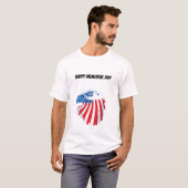 T shirt mannen Happy Memorial Day (Voorkant volledig)