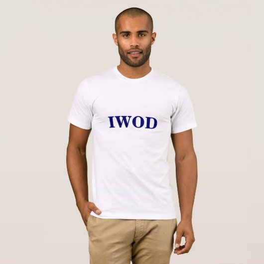 T-shirt Mannen IWOD (Voorkant volledig)