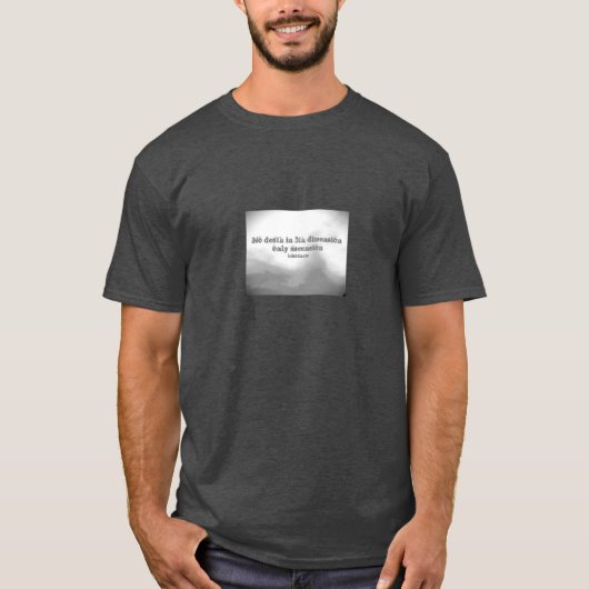 T-shirt MANNEN KUNST EN DESIGN (Voorkant)