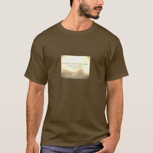 T-shirt MANNEN KUNST EN DESIGN (Voorkant)