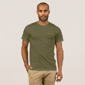 T-shirt MANNEN OliveGreen DESIGN STIJL (Voorkant volledig)