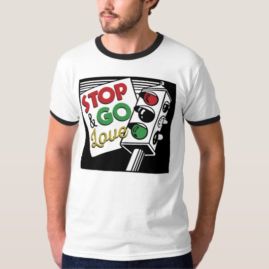 T-shirt Mannen stoppen en doen (Voorkant)