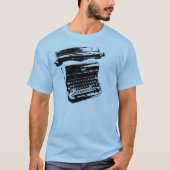 T-shirt Mannen typemachine stijl (Voorkant)