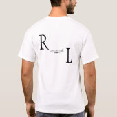 T-SHIRT MANNEN VLIEGGROEP (Achterkant)