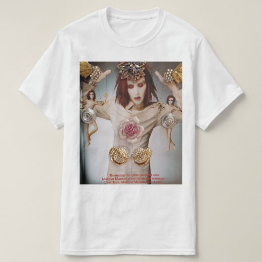T-shirt Marilyn Manson (Design voorkant)