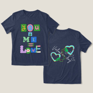 T-shirt marine Valentijnsdag voor cadeau
