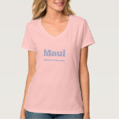 T-shirt Maui voor vrouwen (Voorkant)