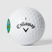 T-SHIRT ME OP persoonlijke titel Golfballen (Logo)