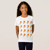 T-shirt - Meerdere Sinaasappels bloemen (Voorkant volledig)