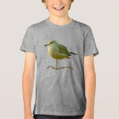T-shirt - meeuw op één been (Voorkant)