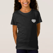 T-Shirt Meisjes hart stijl ontwerp (Voorkant)