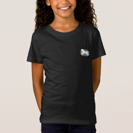 t SHIRT MEISJES HORSE DESIGN (Voorkant)