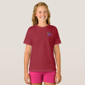 T-shirt meisjesstijl en ontwerp (Voorkant volledig)