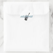 T-SHIRT Memphis Ronde Sticker (Tas)
