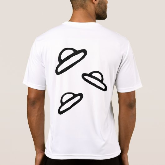 T-shirt Men Spaceships (Achterkant)