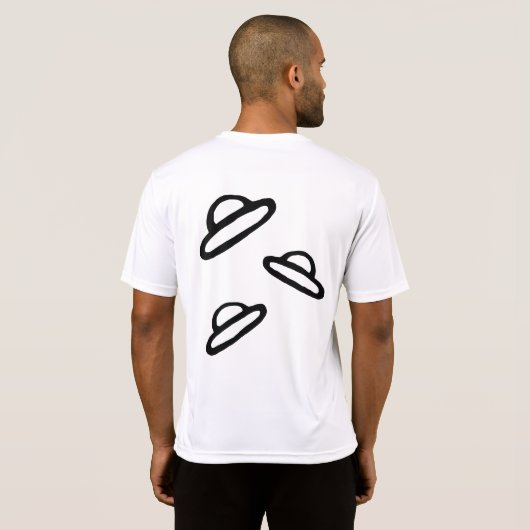 T-shirt Men Spaceships (Achterkant volledig)