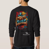 T-Shirt, Men's Hoodies Late Monkey–Honest Sinner (Achterkant)