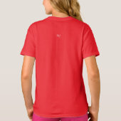 T-Shirt : Merry and Bright (deep red) (Achterkant)