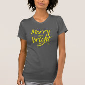 T-shirt : Merry and Bright (grey) (Voorkant)