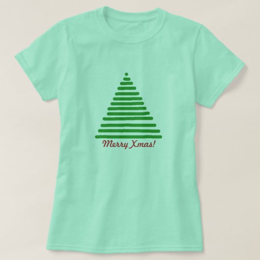 T-shirt - Merry Xmas-boom (Design voorkant)
