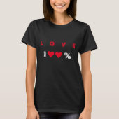 T-shirt met 100 % LIEFDE (Voorkant)