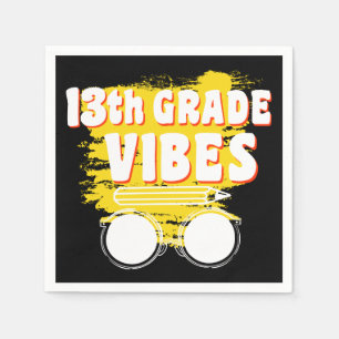 T-shirt met 13e klas sfeer terug naar school eerst servet